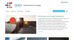 Desktop Screenshot of energie-nederland.nl