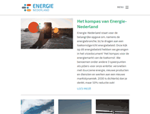 Tablet Screenshot of energie-nederland.nl